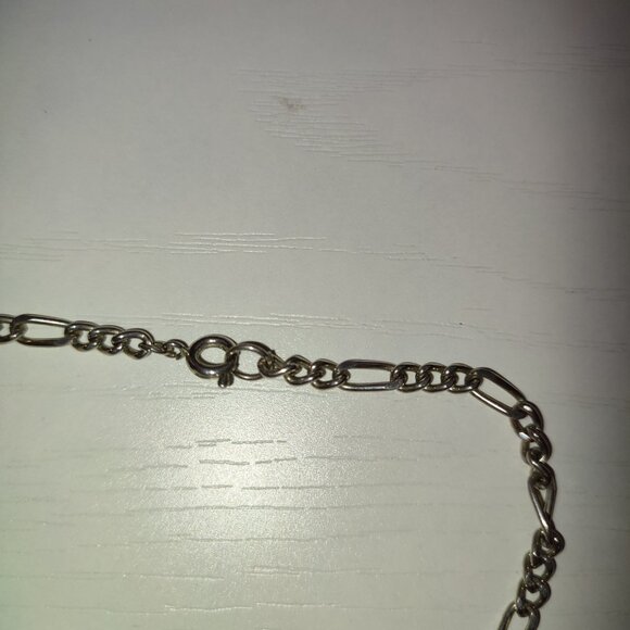 Silver Ankle Bracelet Foot Jewelry Vintage Metallic Boho Bohemian Academia - Picture 2 of 6